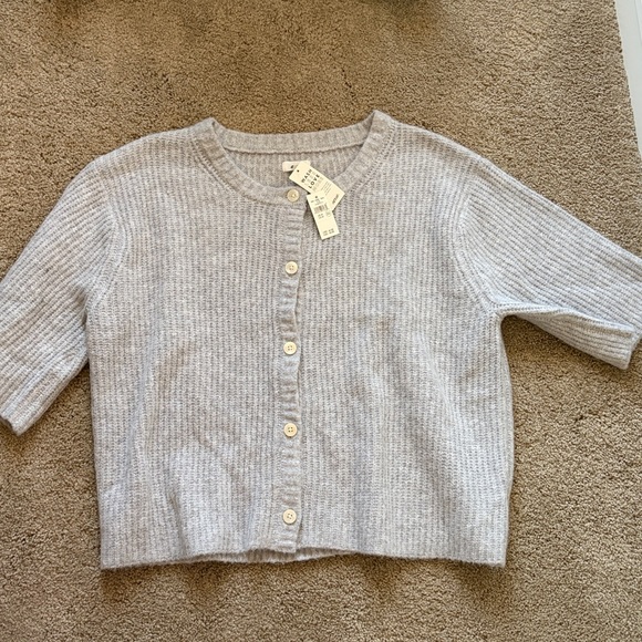 Aerie Unreal Short Sleeve Cardigan - Picture 4 of 6